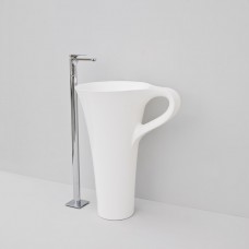 Свободно Стоящ Умивалник CUP Бял Гланц